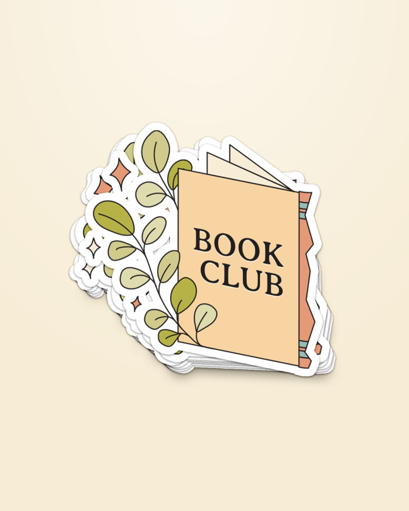 Book Club Besties 2-pack of stickers