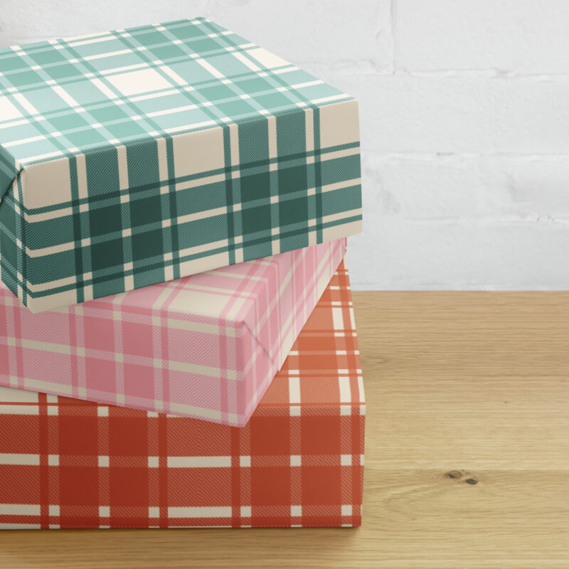 Set of 3 Wrapping Paper Sheets