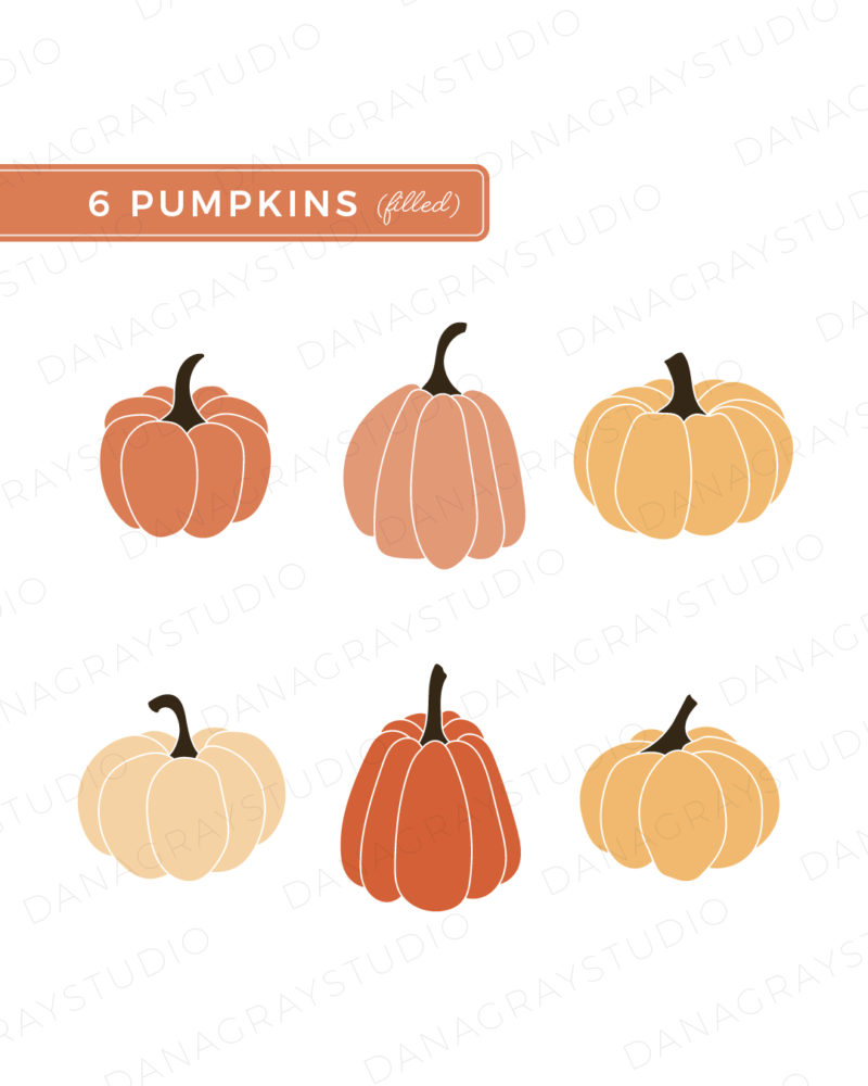 Fall Harvest Pumpkins Digital Download