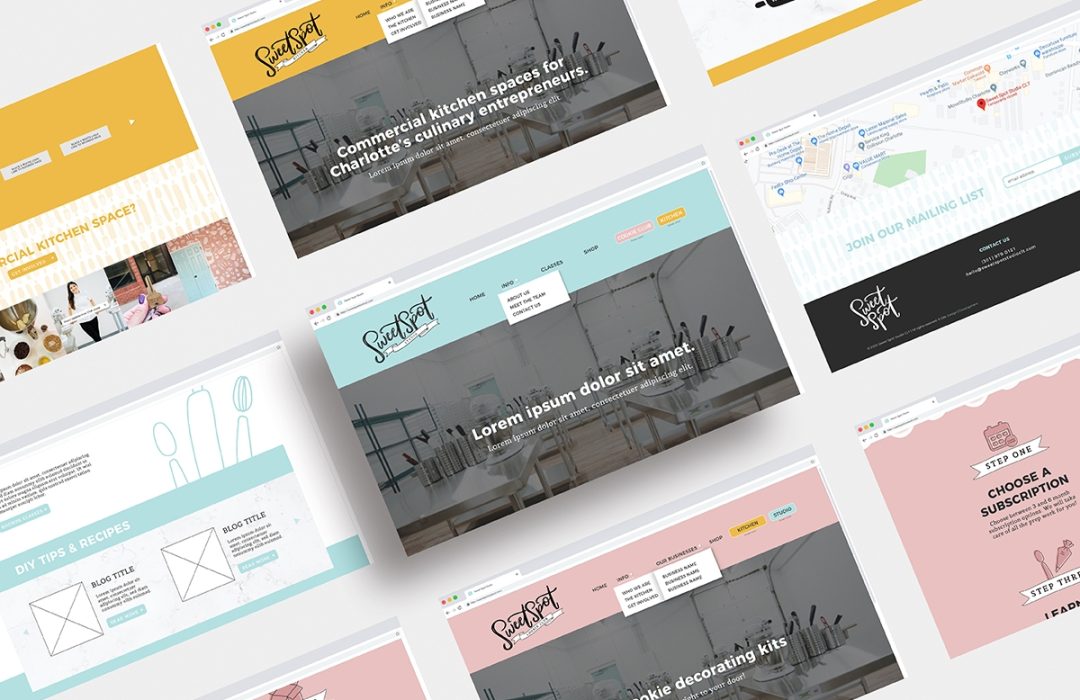 Website Design for Sweet Spot Studio